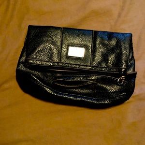 Liz Claiborne women black clutch purse